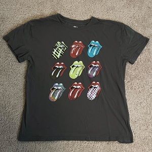 The Rolling Stones Mens Official Vintage Band tee. Tongue Logo T-Shirt Size XL